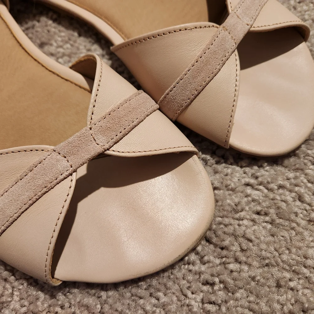 Shapen Barefoot Petal 2.0 Sandal Light Rose EUC Size 35 WIDE - Picture 3 of 10